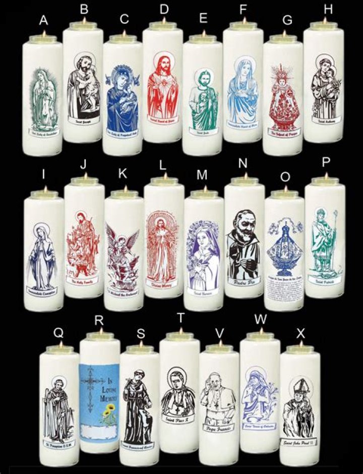 What are saint candles?