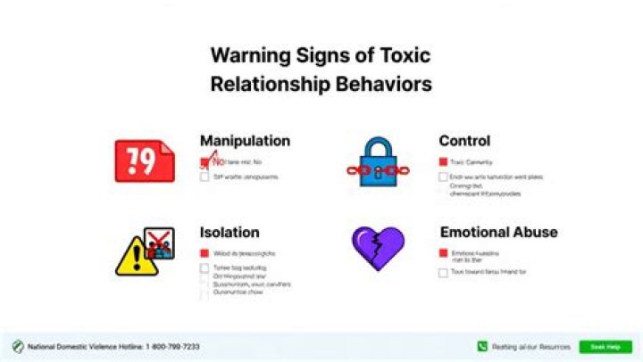 What are some toxic traits in a relationship?