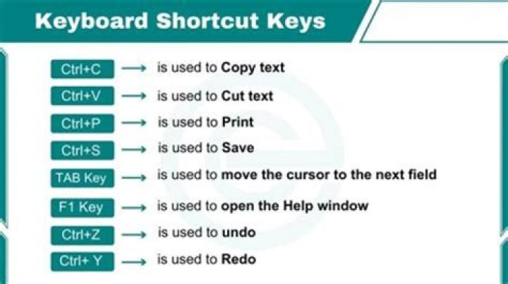What are the 100+ shortcut keys?