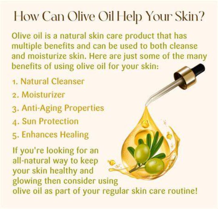 What are the benefits of olive oil for skin?