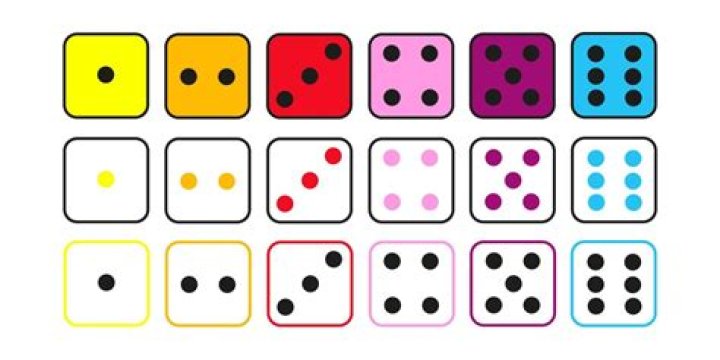 What are the black dots on dice called?