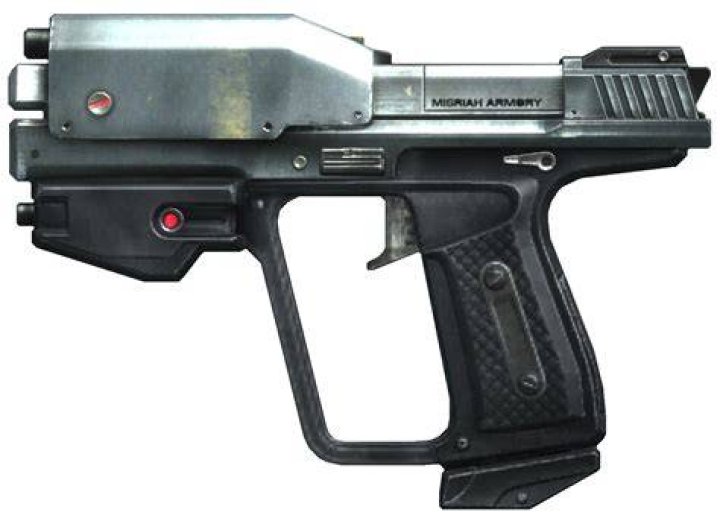 What caliber is the halo pistol?