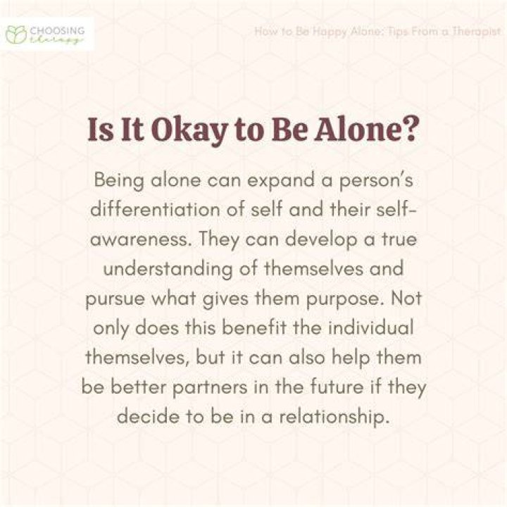 What can being alone for too long do to you?