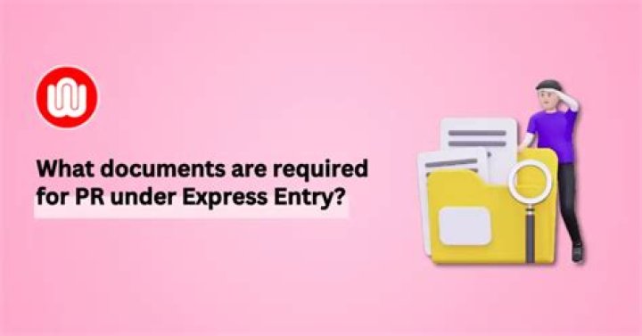 What documents are required for express entry?