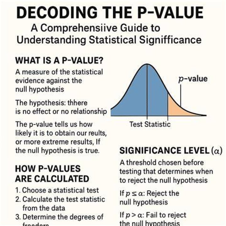 What does a high p-value mean in regression?