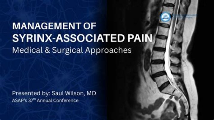 What does syrinx pain feel like?
