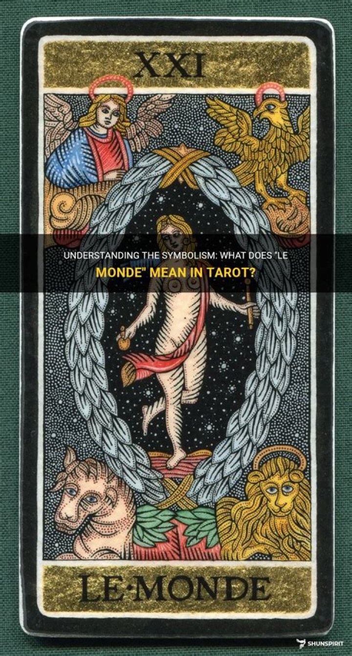 What does Tu Le Monde mean?