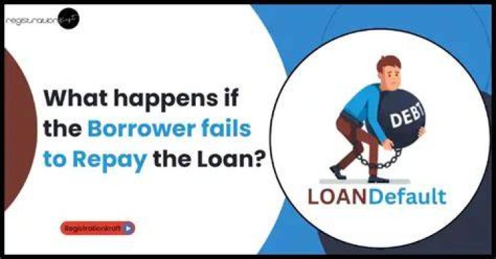 What happens if a company fails to repay a loan?