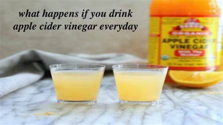 What happens if you drink apple cider vinegar?