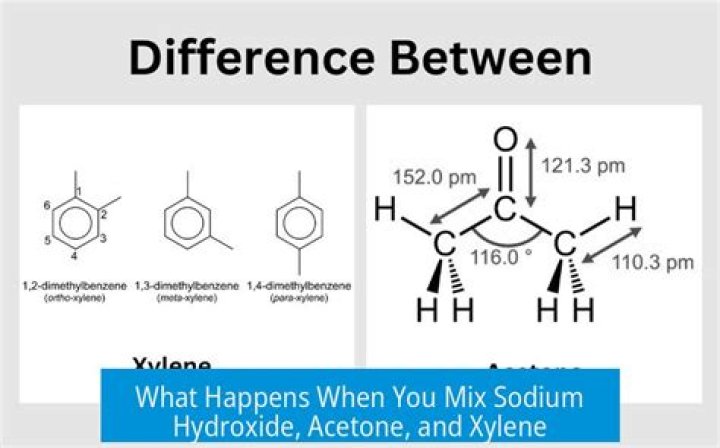 What happens when you mix acetone and salt?
