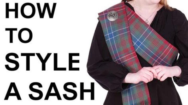 What is a waist sash called?