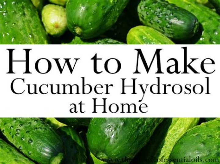 What is cucumber hydrosol?