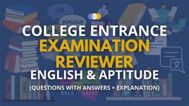 What is on an entrance exam?
