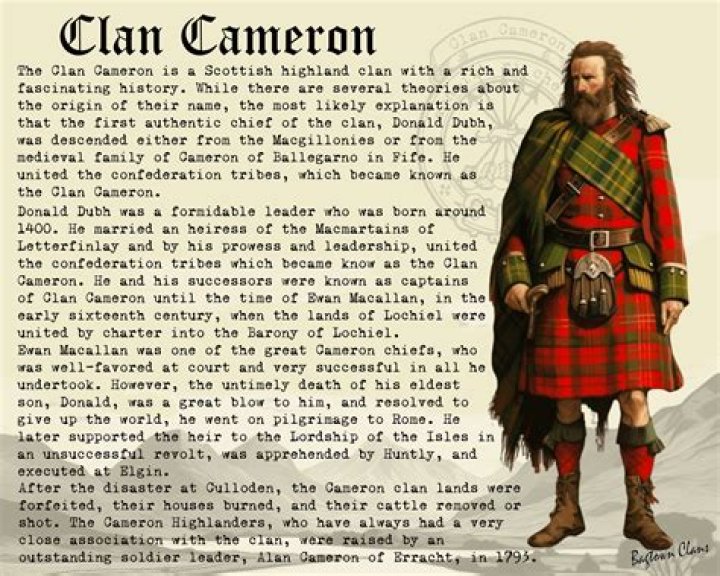 What is the Cameron tartan?