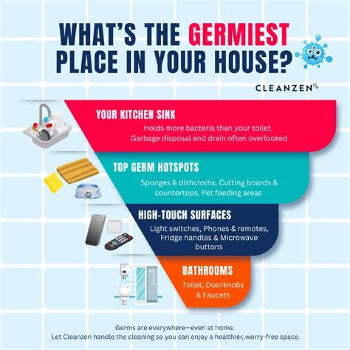 What is the germiest place in a bathroom?