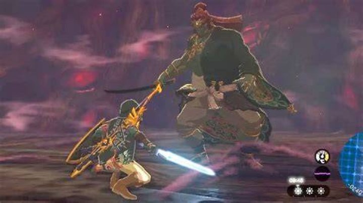 What kind of sword does ganondorf use?