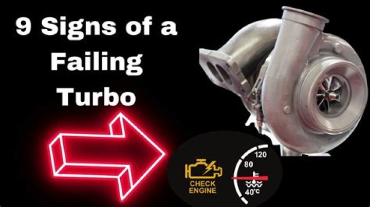 What noise does a failing turbo make?