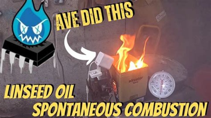What oil can spontaneously combust?