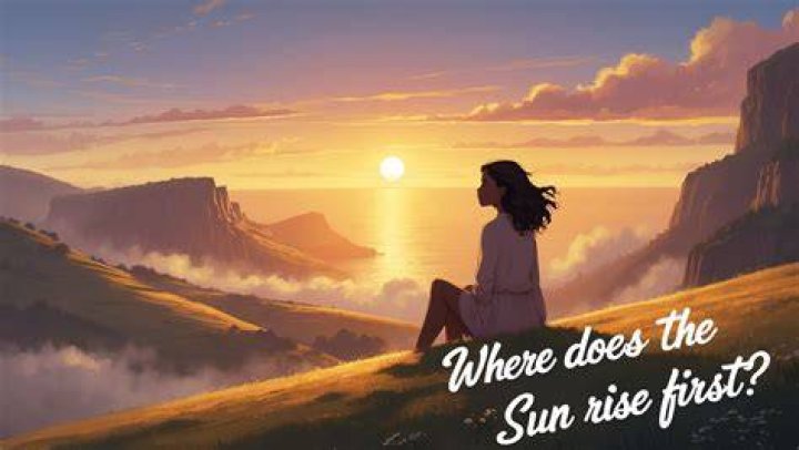 Where sun rises last in the world?