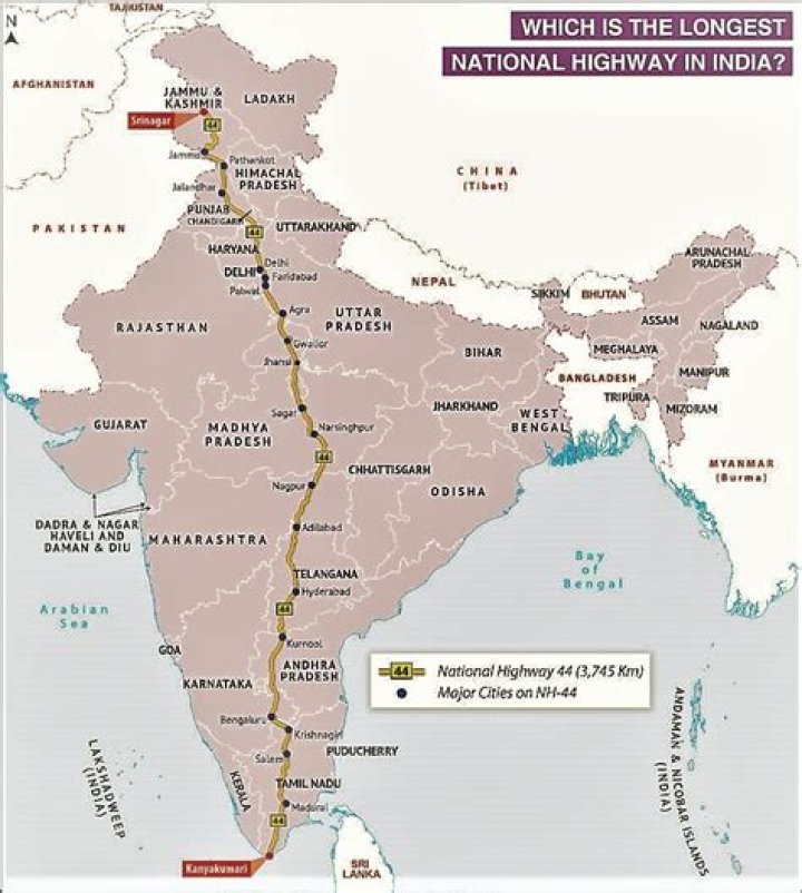 Which is the longest state highway of Madhya Pradesh?
