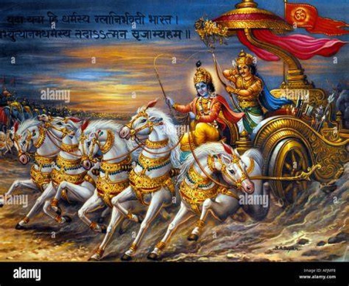 Who gifted chariot to Arjun?