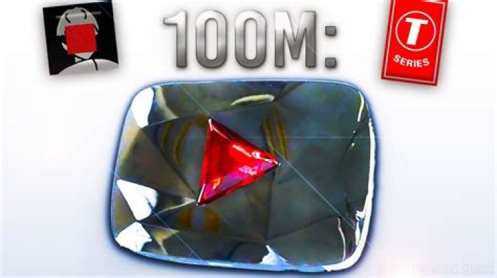 WHO has 100 million subscriber Play button?