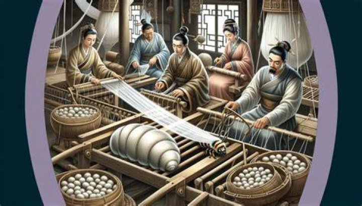 Who invented silk?