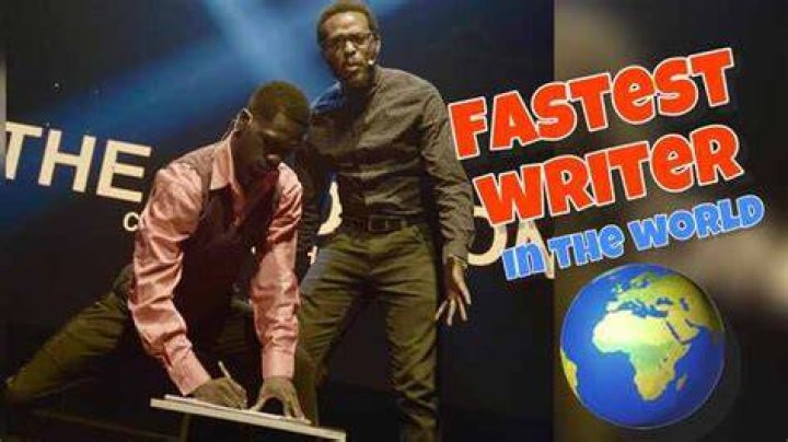 Who is the fastest writer in the world?
