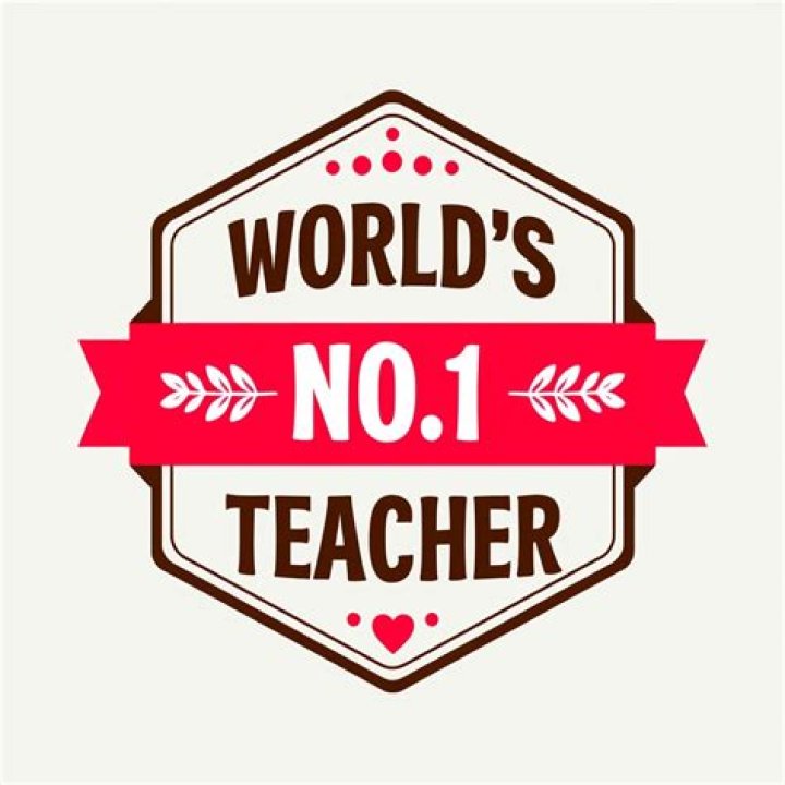 Who is world No 1 teacher?