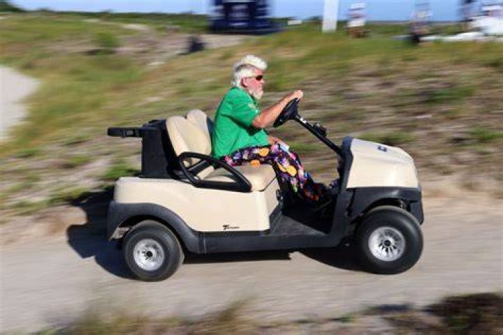 Why Can John Daly drive a cart?