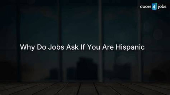 Why do jobs ask for ethnicity?