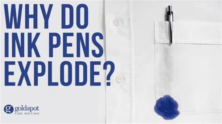 Why do pens explode in pockets?