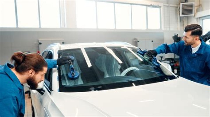 Why do they put blue tape on cars?