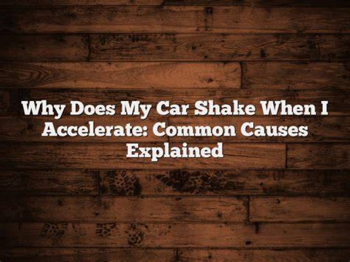 Why does my car shake at 25 mph?
