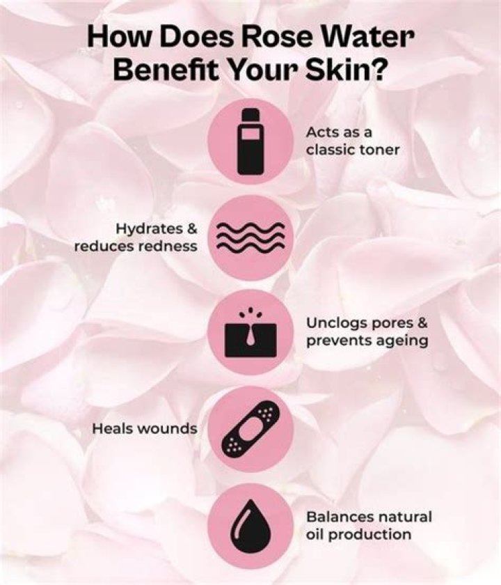 Why does rose water burn my face?
