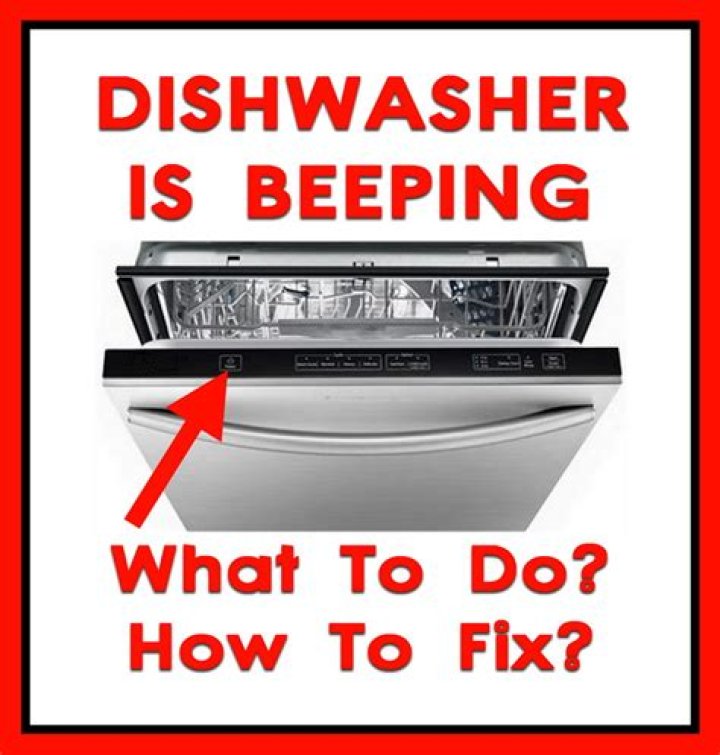 Why is my Thermador dishwasher beeping?