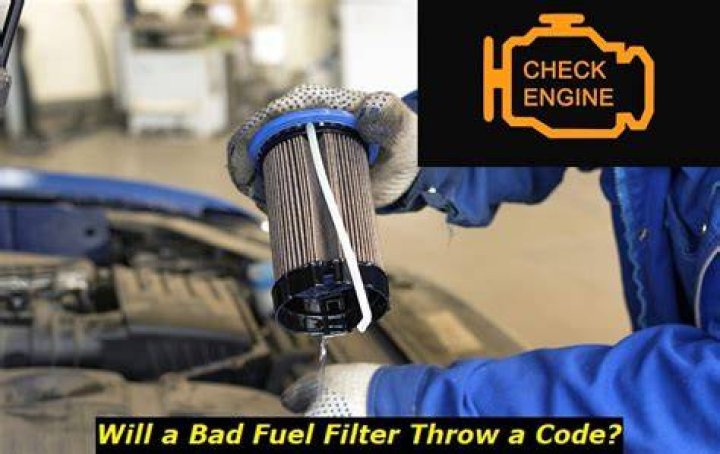 Will a bad fuel filter throw a code?